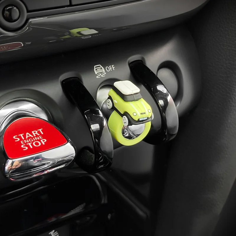 Силиконовая модель автомобиля крышка кнопки украшения для интерьера наклейки на