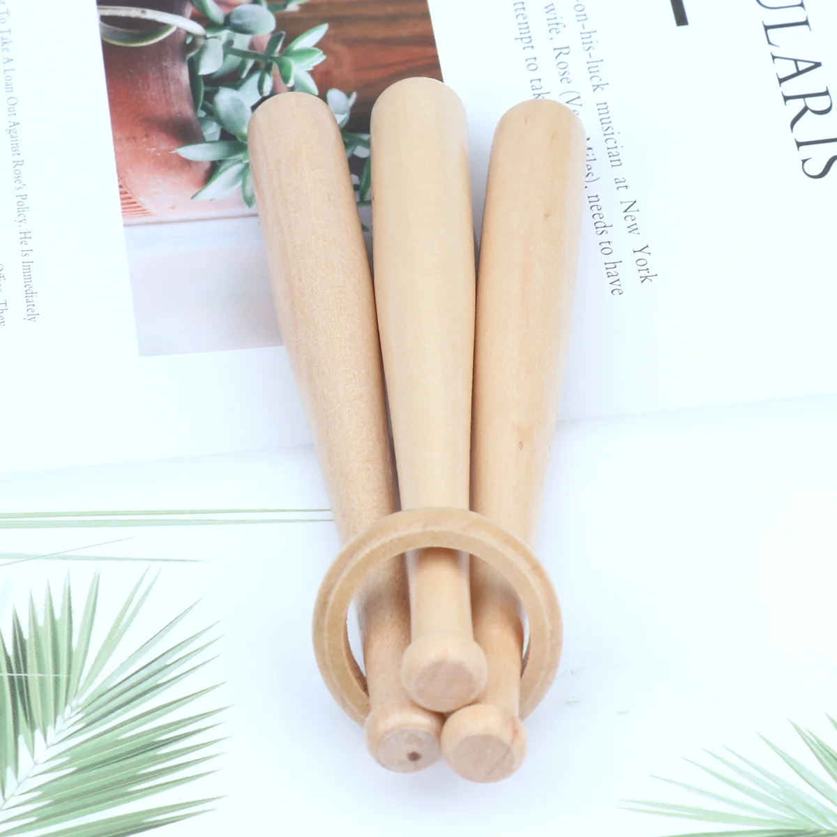 

Display Holder Support Base Wood Wooden Baseball Bat Shape Desktop Stand Mini Bracket
