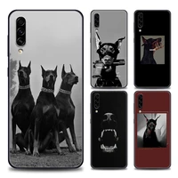 silicone case for samsung galaxy a10 a30s a40 a50 a50s a60 a70 a80 a90 f41 f52 f12 a7 a9 2018 cover black dog dachshund doberman
