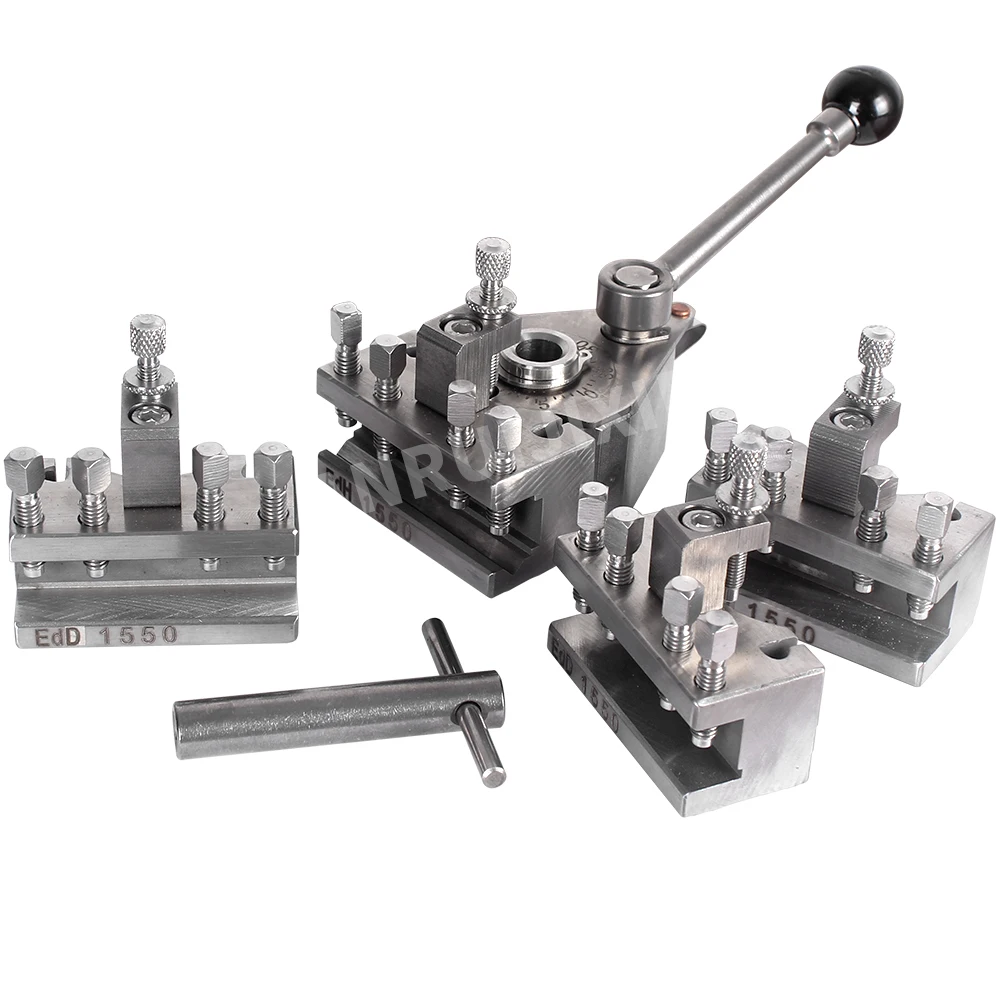 Набор быстросменных стоек для токарного станка с 4 держателями 15x15 мм подставка