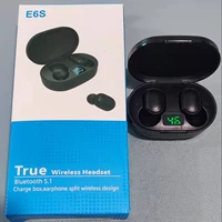 wireless earphone fone bluetooth headphones in ear portable audio video stereo sports waterproof e6s earbuds mini headsets