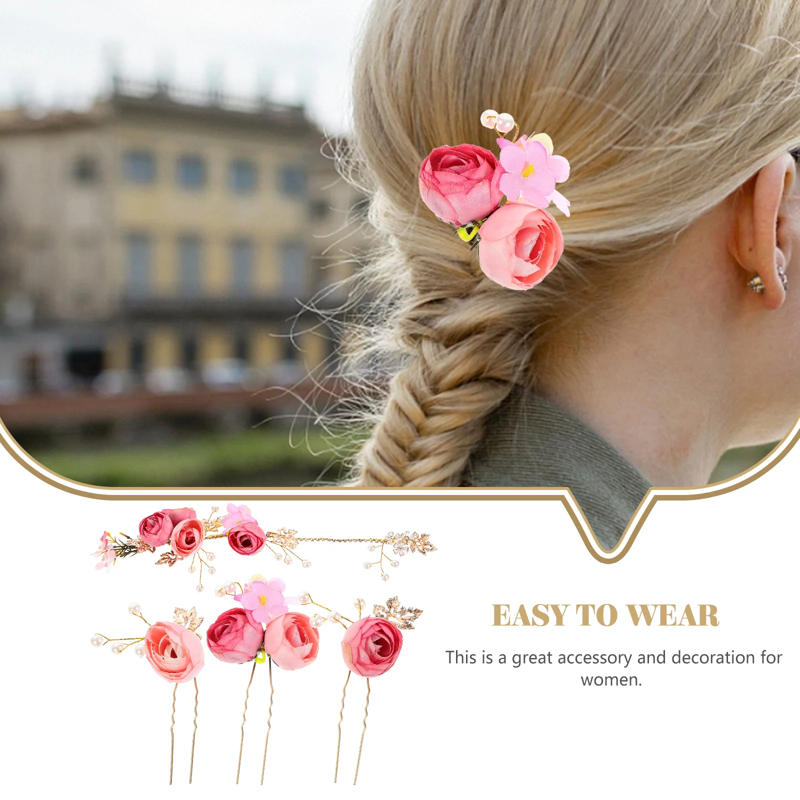 4 шт. женская цветочная ткань