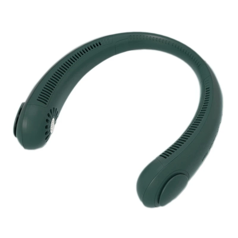 

Neck Fan,Portable Wearable USB Powered Hands Free Bladeless Personal Cooling Sport Fan for Office Travel Outdoor,Green