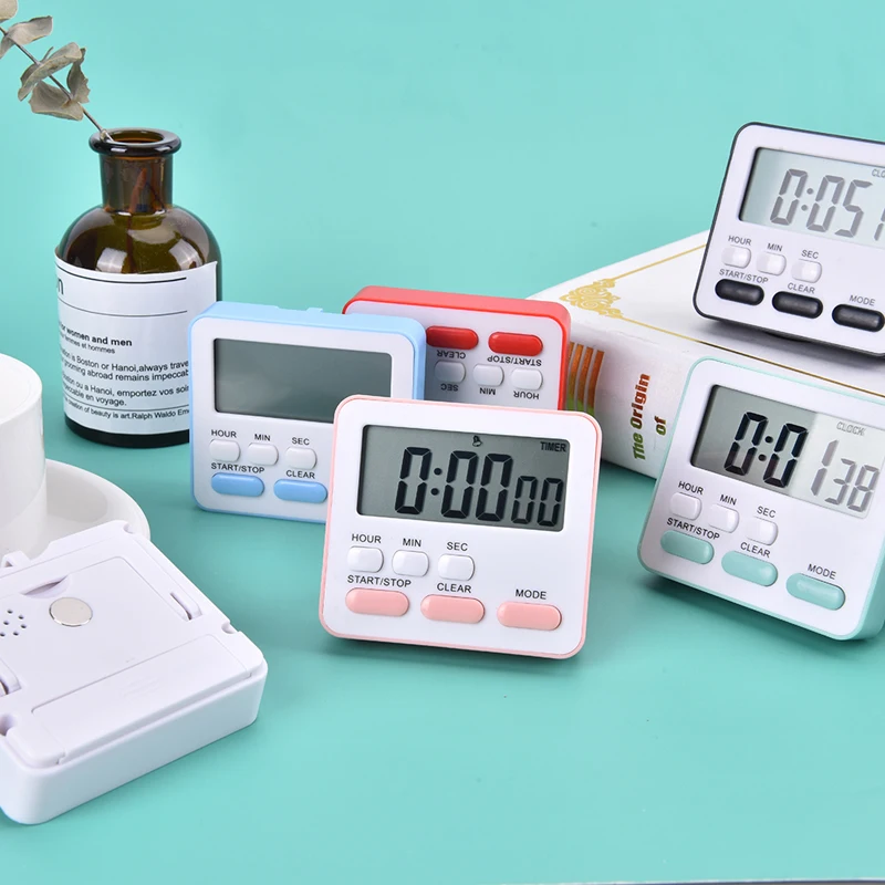 

Digital Display Cooking Alarm Clock Kitchen Timer Sleep Stopwatch Clock House