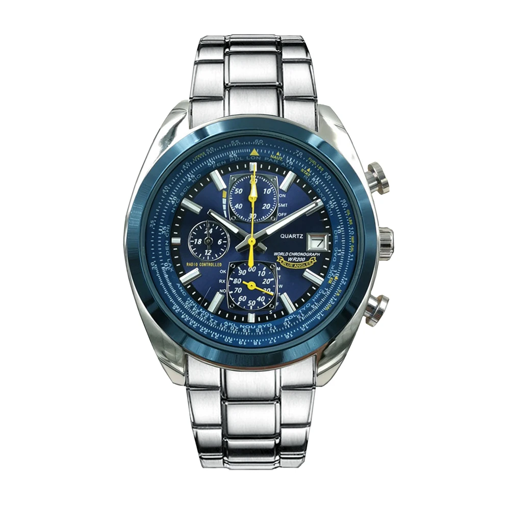 

2022 New Men's Watch Top Brand Luxury Casual Quartz Men Watch Six Needle Steel Belt Sport Waterproof Male Wrist Watch