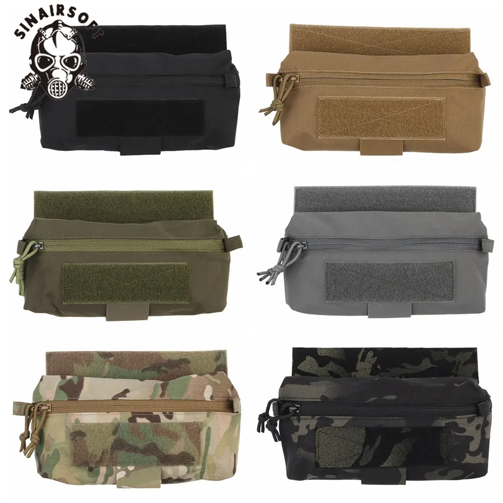 Tactical Abdominal Dump Drop Pouch  Mini Dangler IFAK EDC Storage Bag Waist bag For FCPC V5 MK3 JPC AVS Plate Carrier Vest