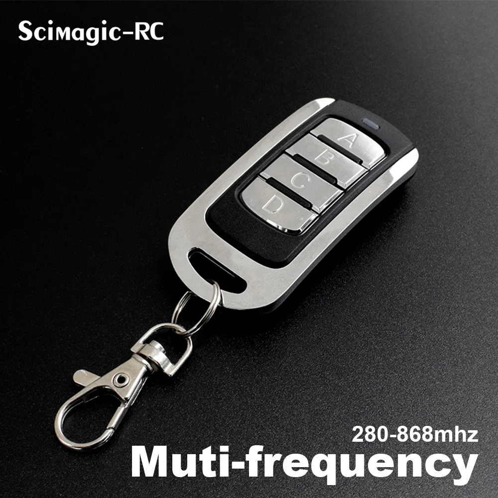 

280mhz to 868mhz Multifrequency Garage Remote Electric Gate Control Door Cloner Controller Commands 433mhz Key Chain Duplicator