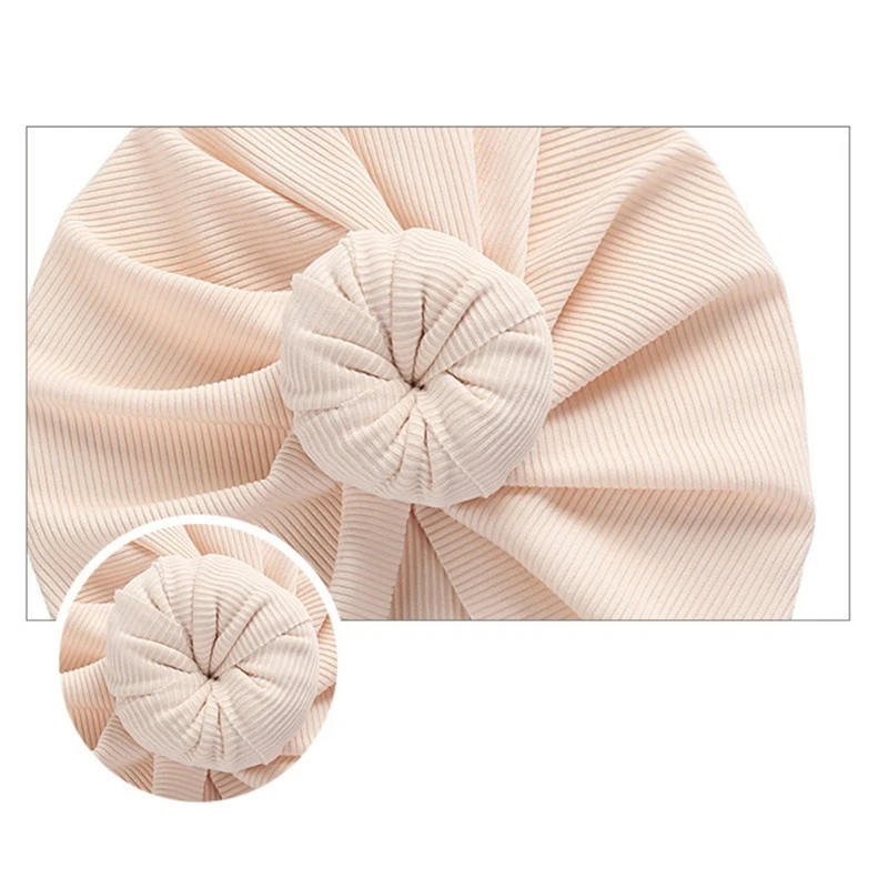 

Lovely Baby Donut Knot Hat Indian Hat Universal Turban Gender Neutral Hats