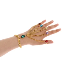 hot infinite power glove gauntlet bracelets bangles gem stone pulsera for women girls jewelry gift
