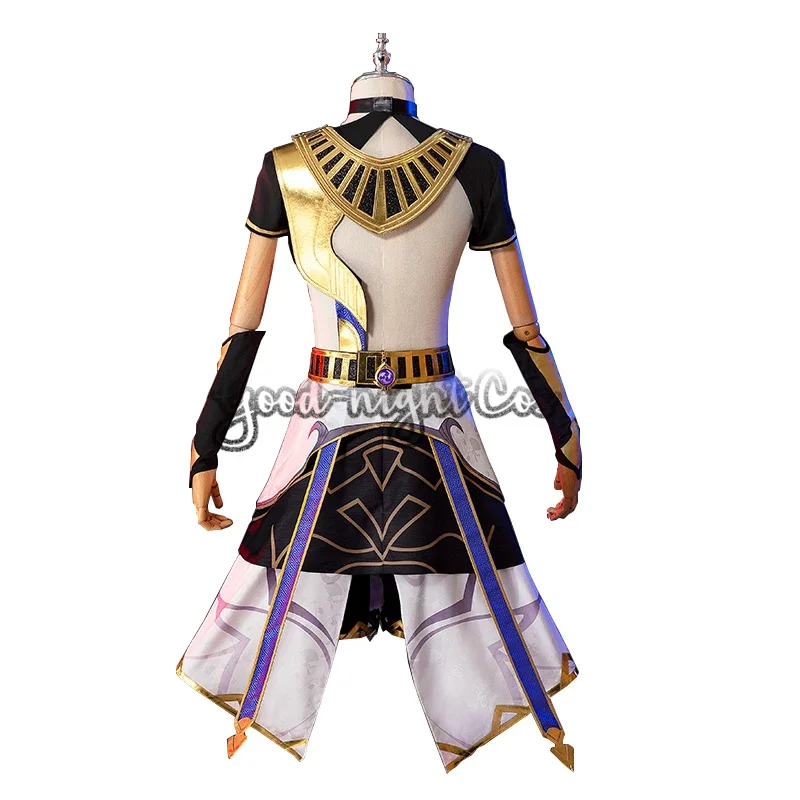 Парик для косплея игры Cyno головной убор Мужская Боевая униформа Хэллоуин