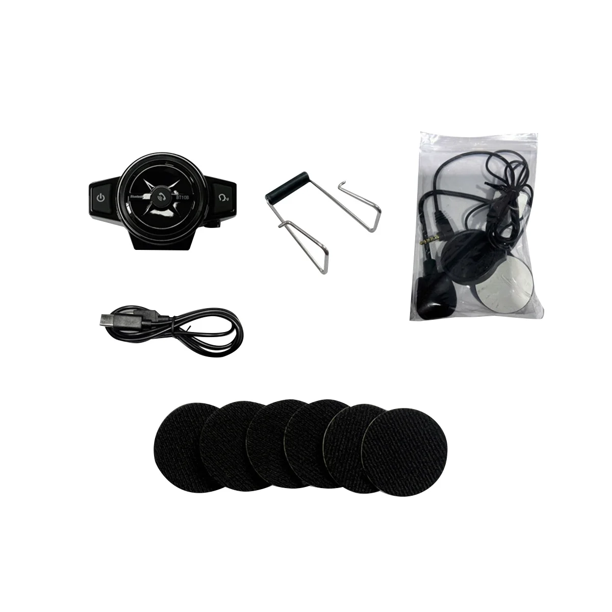 

Motorcycle Helmet Headset Bluetooth5.0 Intercom Headset Music Headset Cycling Call Hands-Free Waterproof Headset