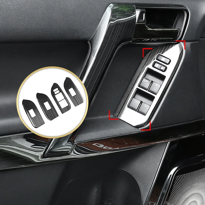 

Ручка из нержавеющей стали подходит для 2010 2022 Toyota Land Cruiser Prado 150 Lc150 Fj150 аксессуары интерьера Upgrade класса люкс 2020 2019 2018 2017 2016 2015 2014 2013 2012 2011 2010 2009