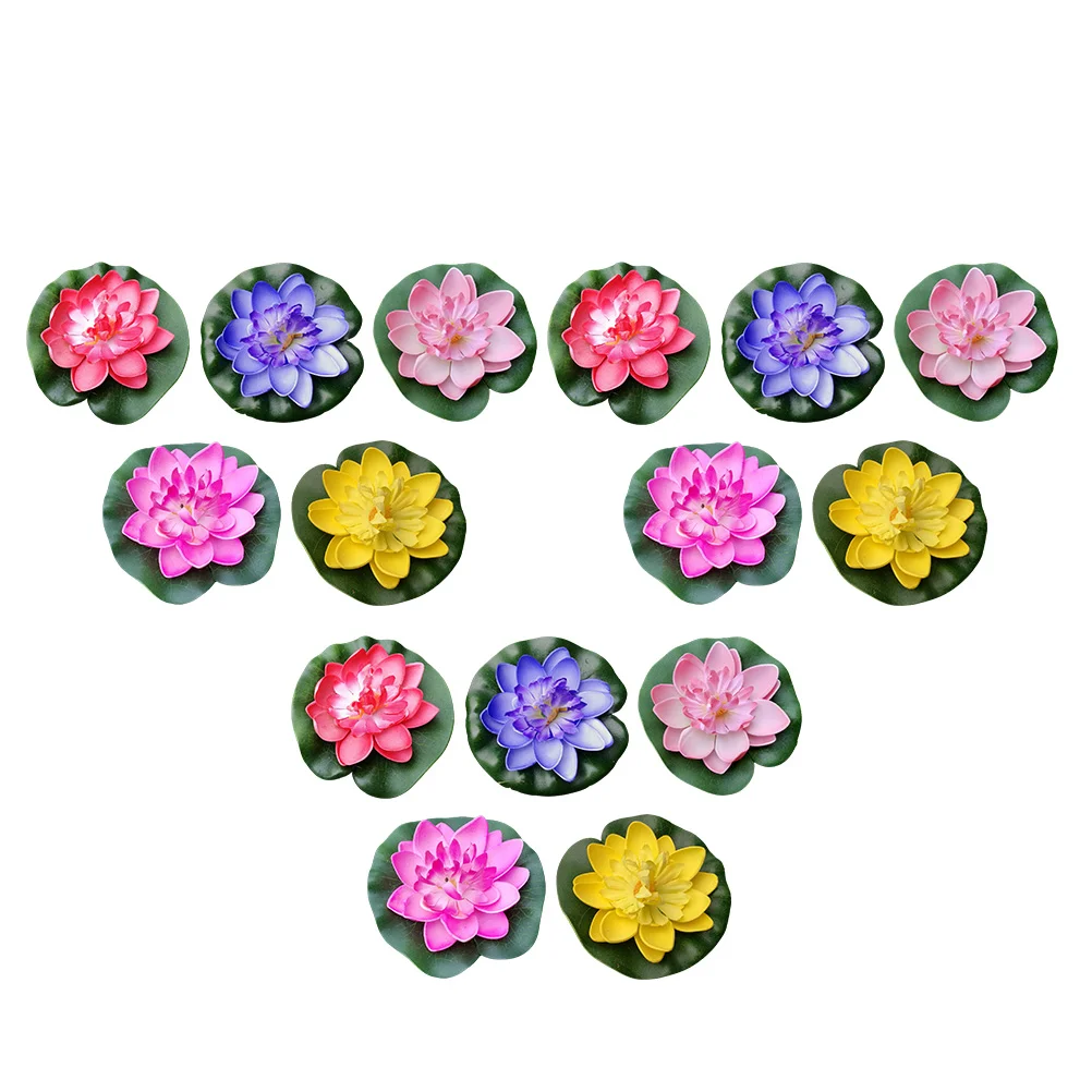 Коврик с водяной лилией украшение искусственные растения лотоса для дома летний