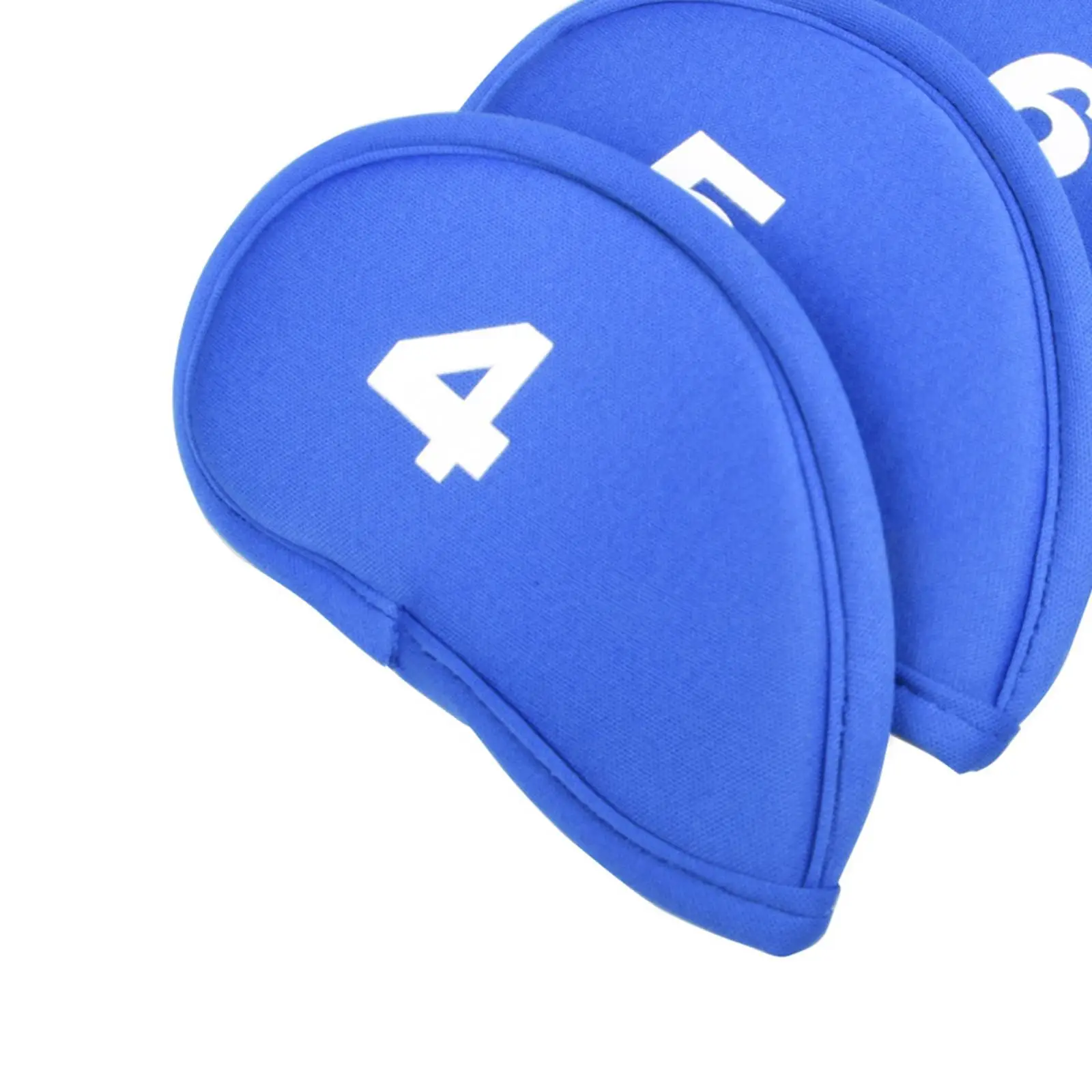 10Pieces Golf Covers Thicken Club Kopfbedeckung 3 7 8 9 A Sw Pw