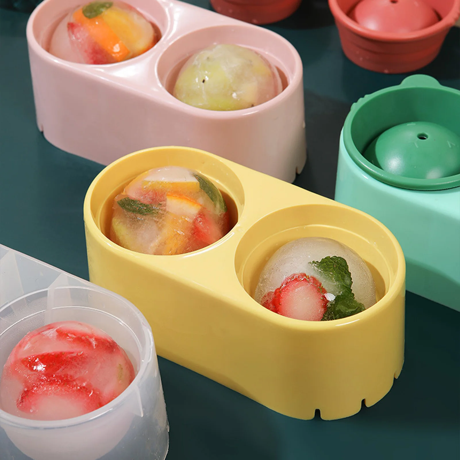 Форма для формирования льда большая многоразовая форма поднос морозильной