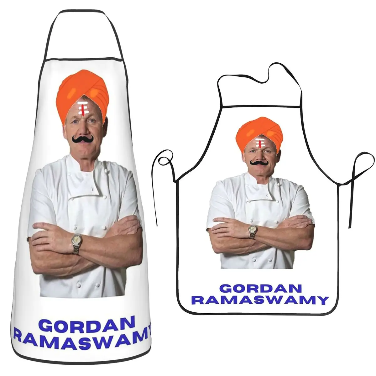 Фото Фартуки Gordon Ramsay Ramaswamy: водонепроницаемые фартуки-нагрудники для поваров, выпечки, уборки на кухне, для женщин и мужчин, для садоводства №2