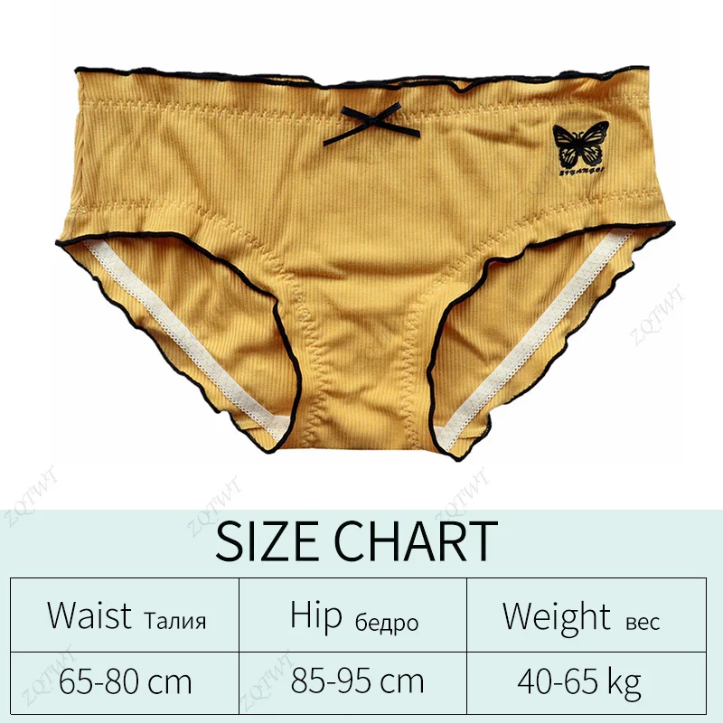 Хлопковые Симпатичные женские трусики с 3D бабочками нижнее белье для девочек