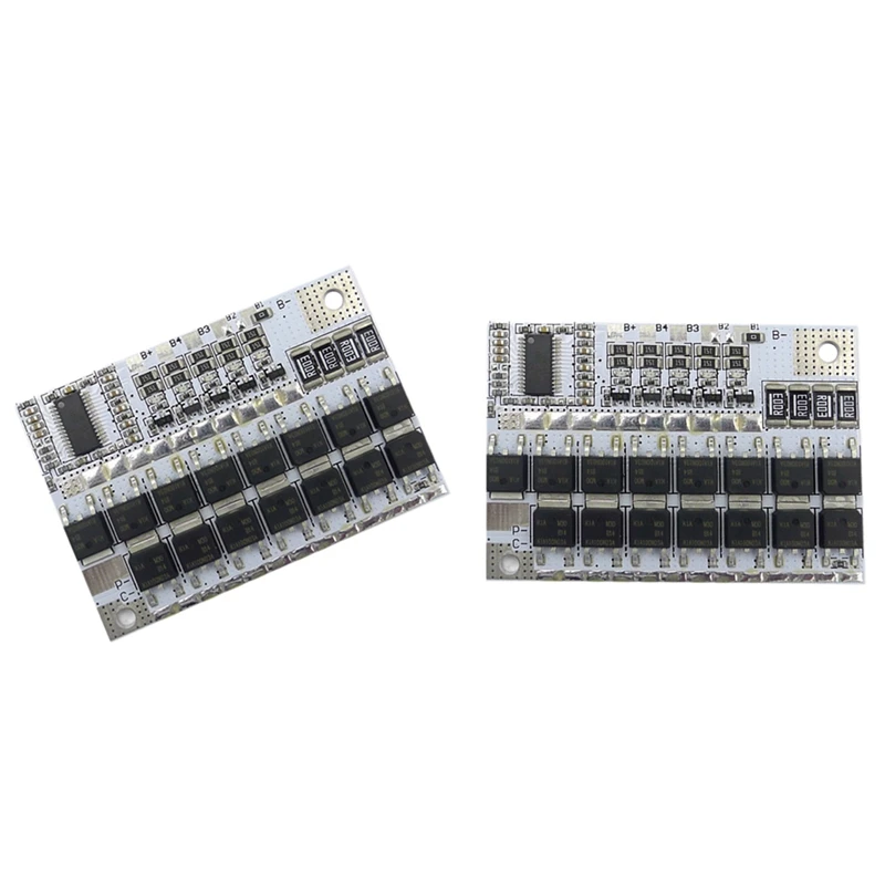 

2 Pcs Bms 12V 16.8V 21V 100A Li-Ion Ternary Lithium Battery Protection Board (4S & 5S)