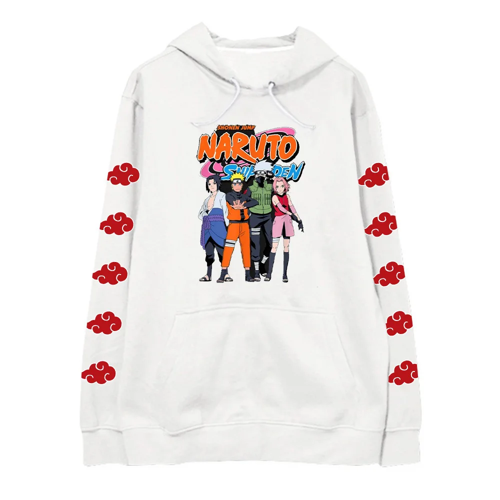 

Naruto Hooded Sweater Naruto Sasuke Cartoon Fashion Top Men and Women Spring and Autumn Loose Casual Long-sleeved Top