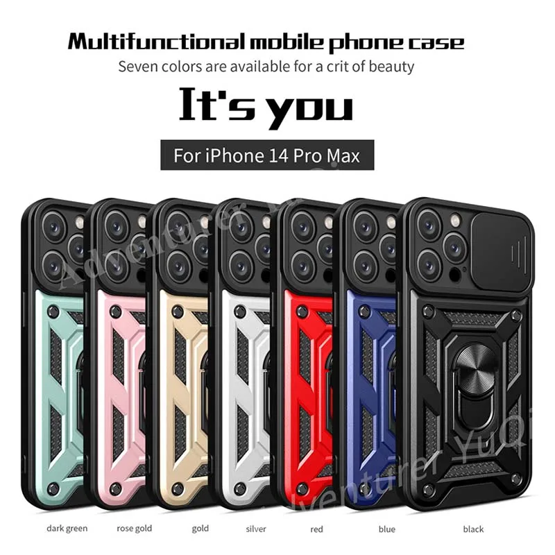 Противоударный чехол для iPhone 14 13 12 11 Pro Max Armor мобильного телефона защита камеры