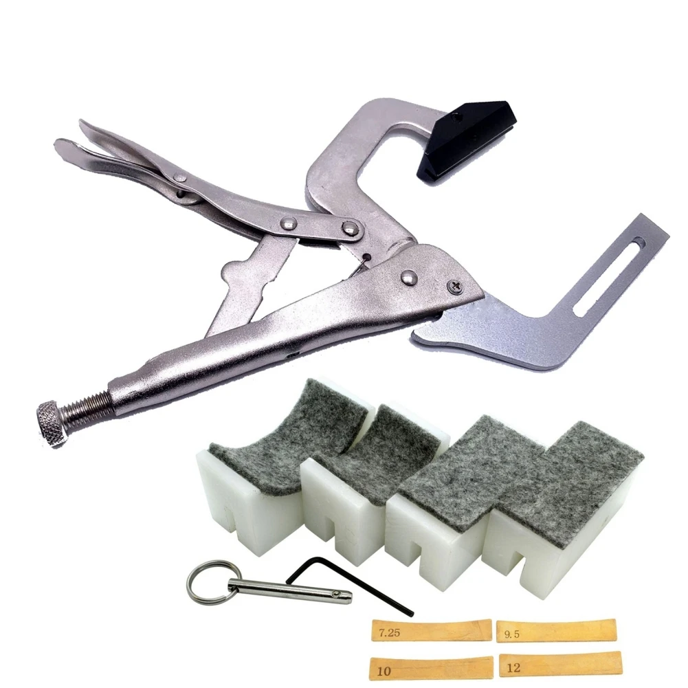 

Guitar Builder Handheld Fret Press 1 Set About 12.5\\\\\\\"(320mm) Fingerboard Fret Press Handheld With Radius Inserts