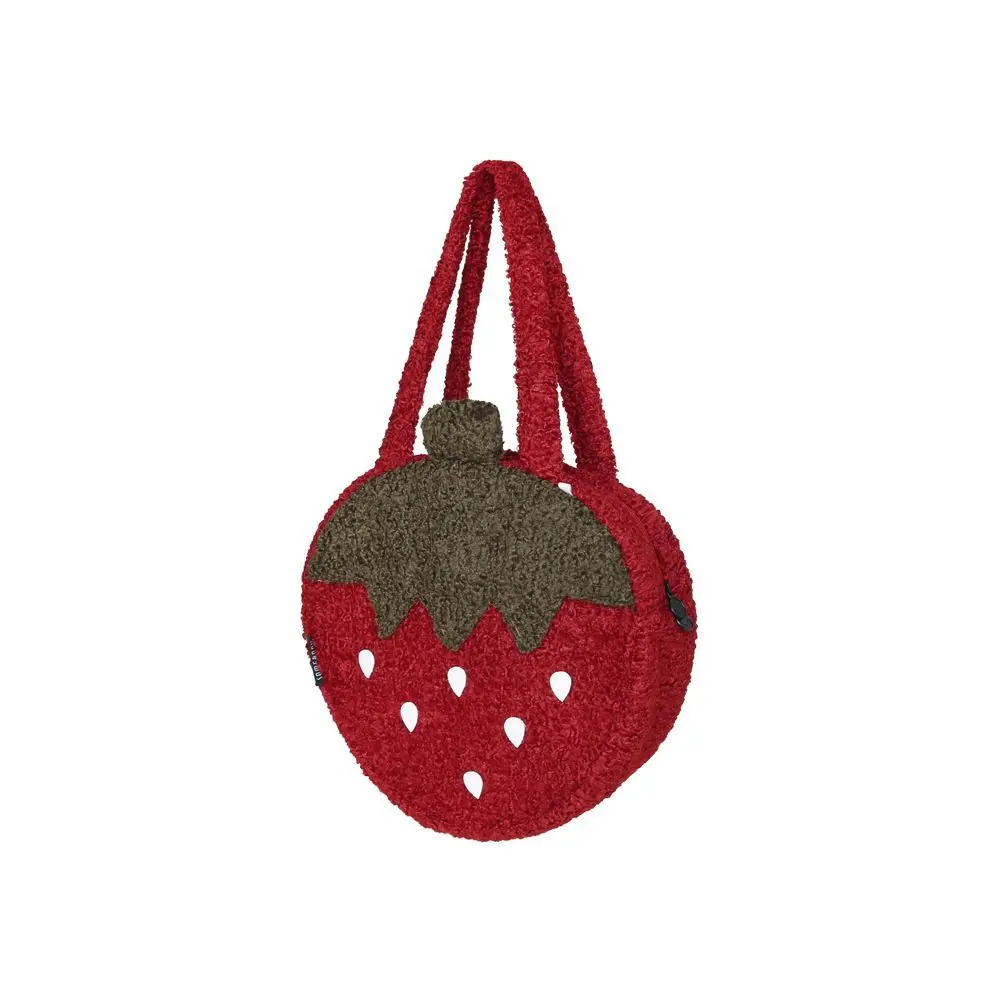 

Children School Bags Red Backpack Hand Bag Embroidery Strawberry Schoolbags For Children's Teenage Girl Birthday Gift