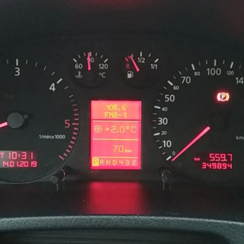 Лучший ЖК-дисплей TT для Audi экран AUDI Jaeger A3 A4 VDO кластер цифровой приборной панели