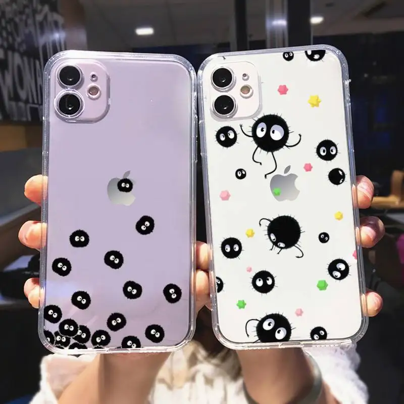

Прозрачный чехол для iPhone 11 12 Mini 13 14 Pro XS Max X 8 7 6s Plus 5 SE XR
