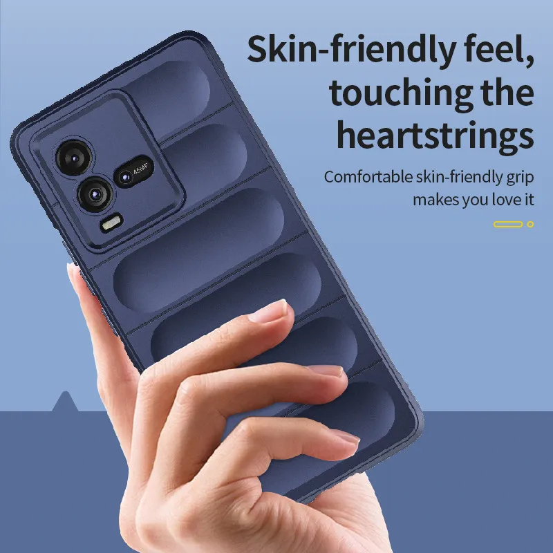 For Vivo iQOO 10 Cover iQOO 10 Pro Case Shockproof Rubber Soft Silicone Protection Bumper For Vivo iQOO 10 5G Fundas 6.78 inch