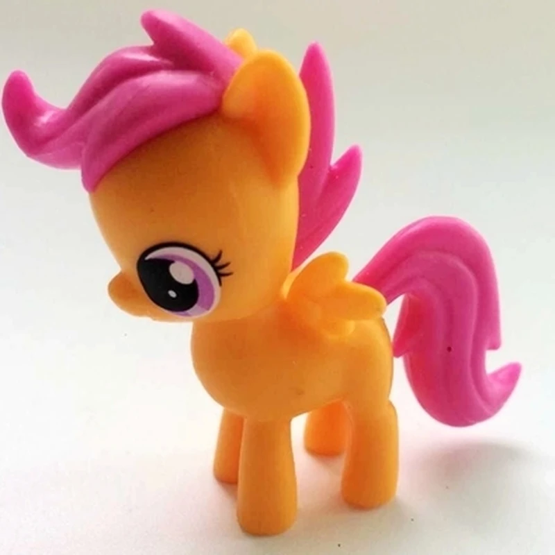 Милая экшн-фигурка My Little Pony детские игрушки Мерцающая кукла с радостью милые