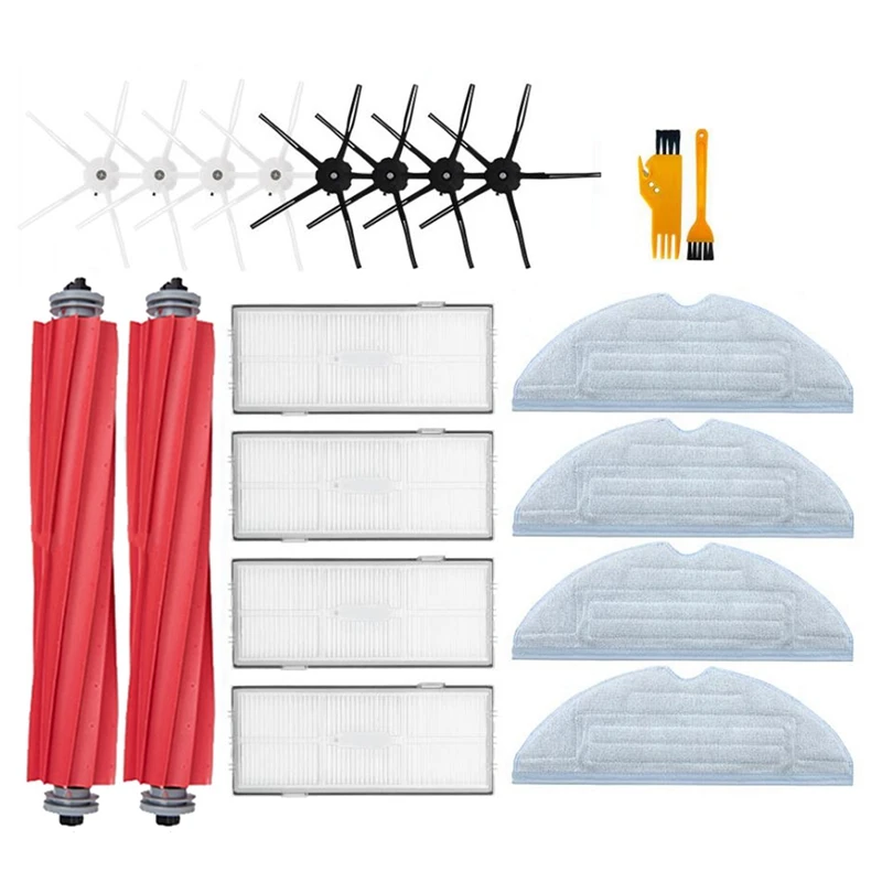 

Main Side Brush Mop Cloth Hepa Filter Replacement For Xiaomi Roborock S7 Robotic Vacuum Cleaner Spare Parts Accessories