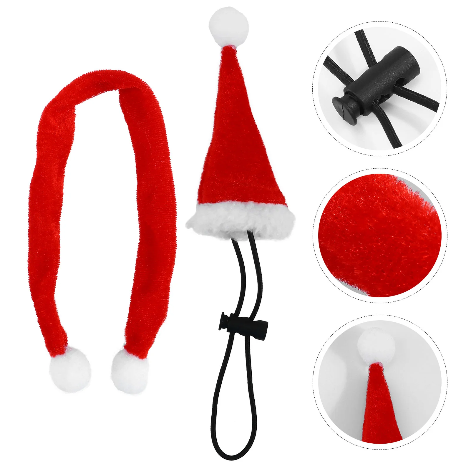 

Hat Christmas Lizard Bearded Santa Dragon Scarf Costume Animal Xmas Clothe Reptile Set Small Forhats Bottle