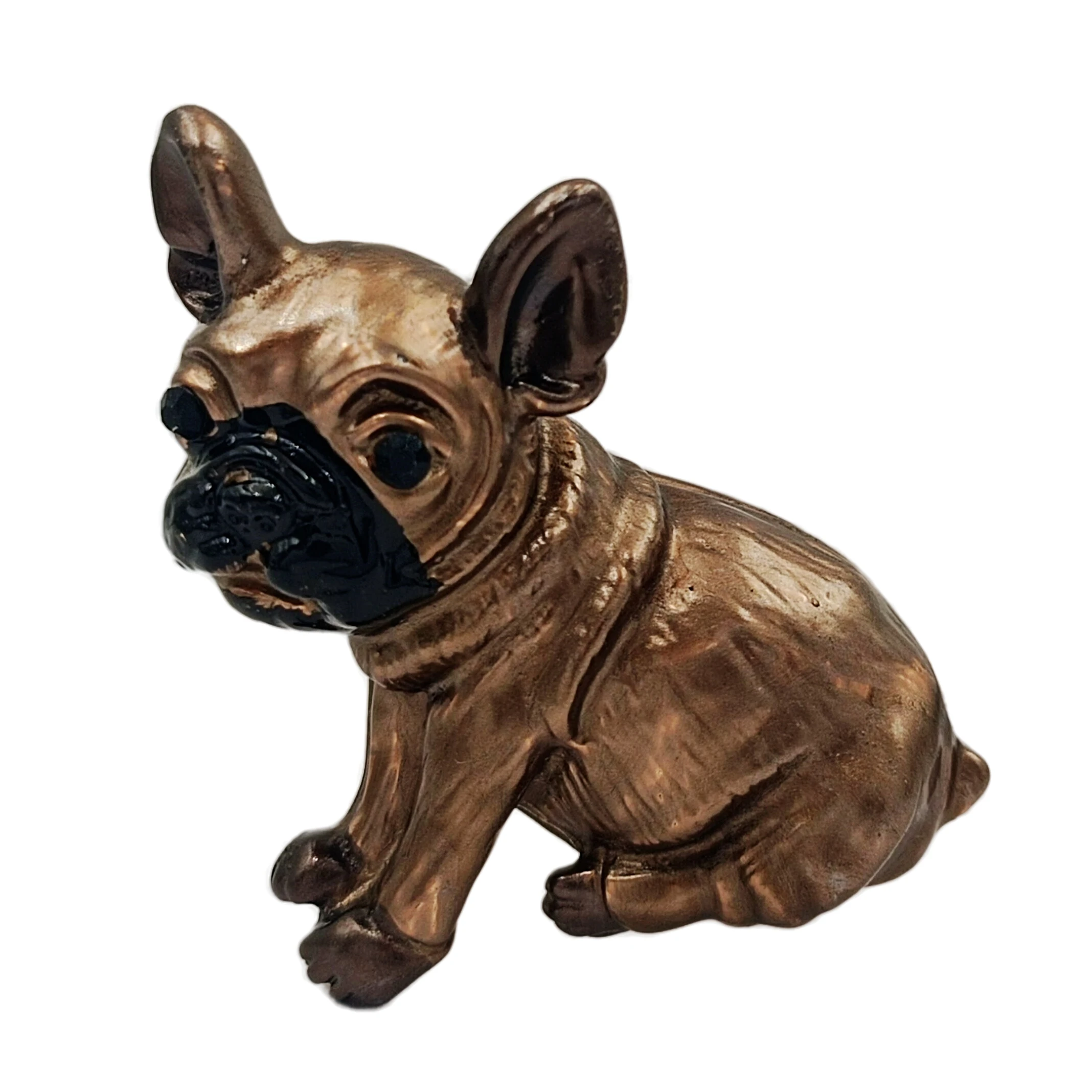 

Antique Enamel French Bulldog Lapel Pin Brooch Pet Lovers Clip Jewelry for Holiday Special Occasions Birthday Gift Kids Party