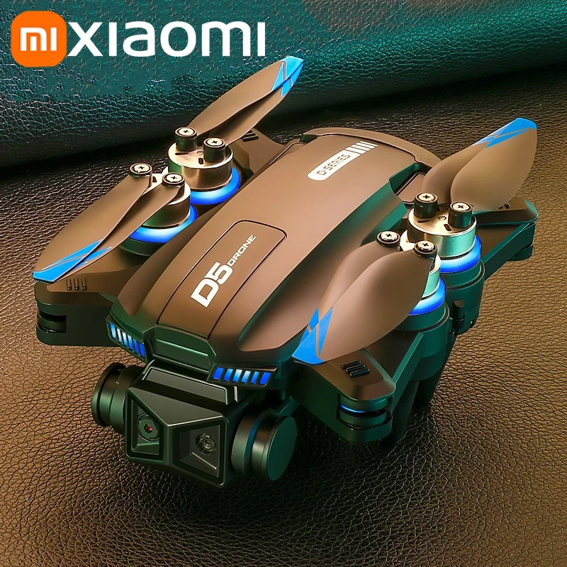 Фото Xiaomi D5 Дрон 8K Воздушная HD Двойная камера Фотография Интеллектуальное предотвращение препятствий Бесщеточная мощность 5G WIFI GPS Возвратный дрон №1