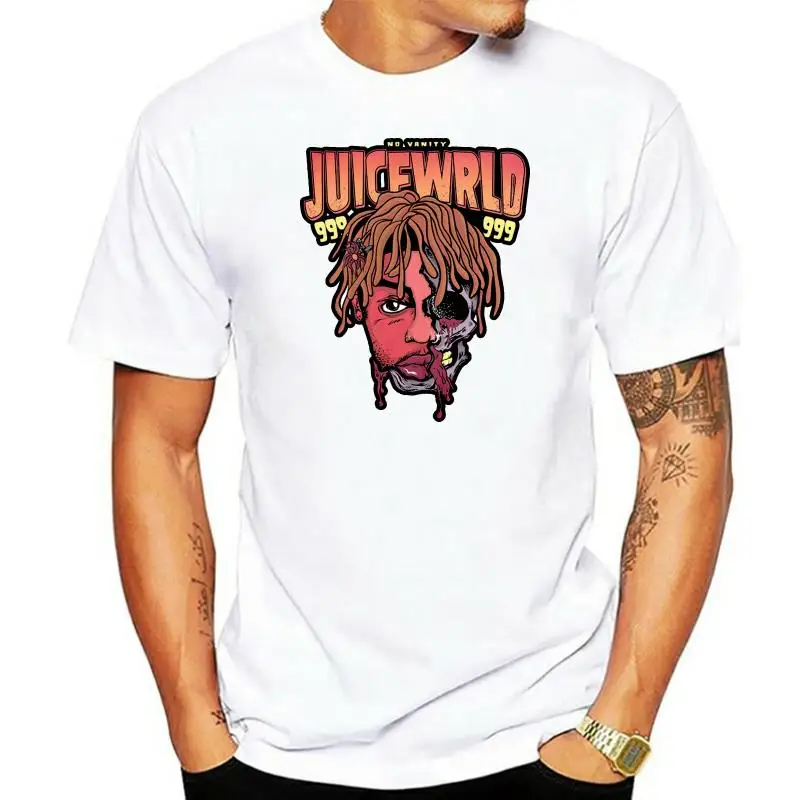 

Juice Wrld No Vanity Abstract Tee - Black T-Shirt Fashion Classic Style Tee Shirt