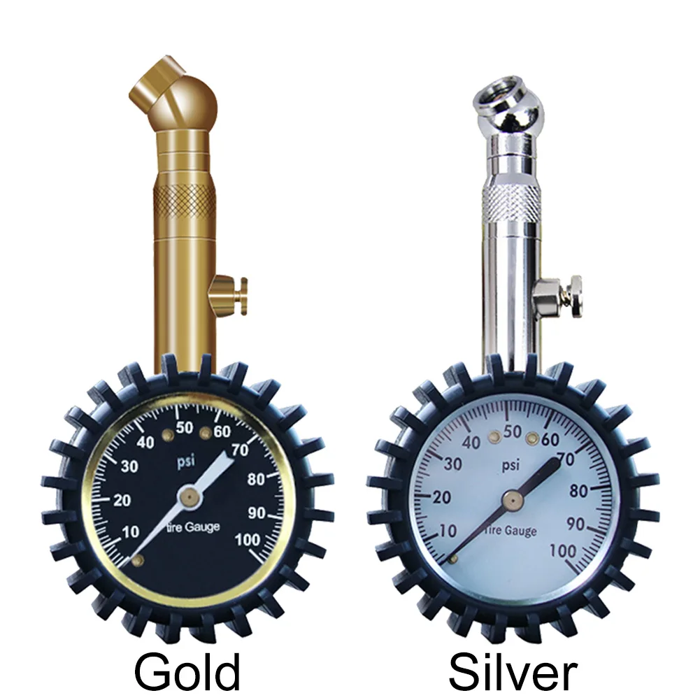 

Car Mechanical Tire Pressure Gauge Short Valve CY-6228 Short Copper Valve Air Pressure Tyre Gauge for MotorcycleTruck