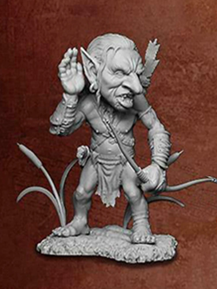 Неразборная фигурка 1/32 54 мм античный воин человек фэнтези смола набор