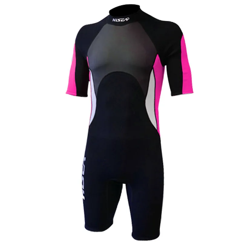 HISEA 3 мм с коротким рукавом для влюбленных Мужчин Женщин гидрокостюм подводного