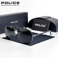 police high end brand sunglasses classic polarized glasses brand designer men driving retro sunglass p8480 uv400