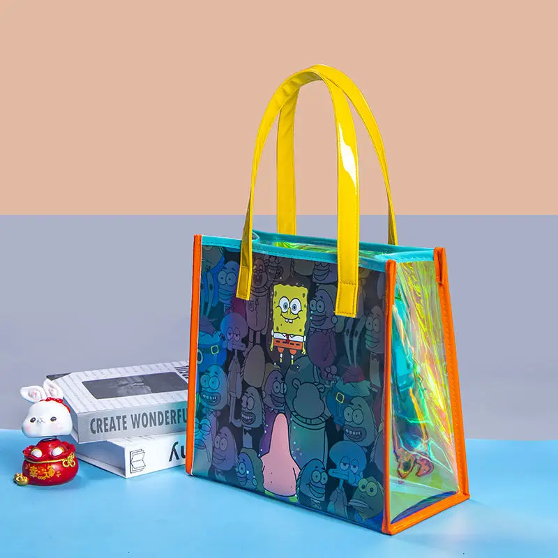 Новинка оригинальные Мультяшные Мягкие штаны Губка Боб детские сумки через