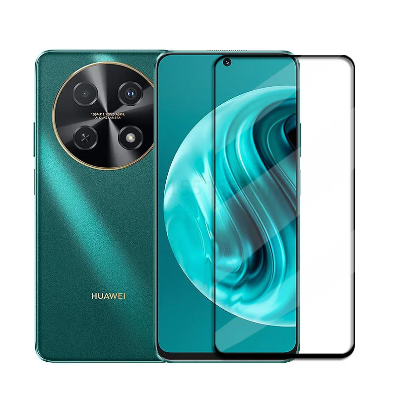 Фото Стекло с полным покрытием для Huawei Nova 12i, закаленное стекло для Nova 12i, защита экрана, Защитная пленка для объектива камеры телефона Huawei Nova 12i №3