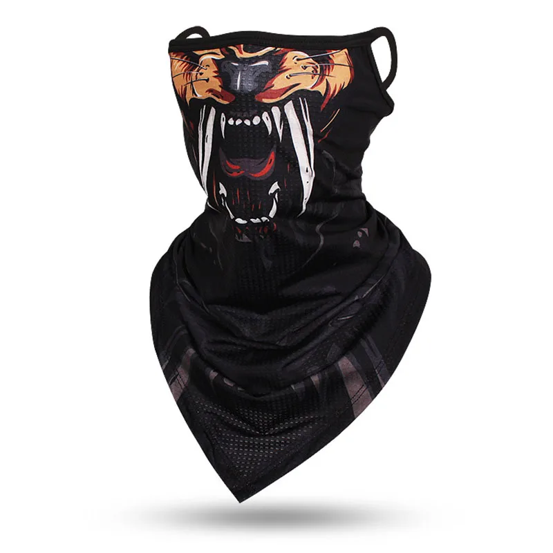 

Шарф для лица для езды на велосипеде и мотоцикле, маска для лица с принтом животных для собак и кошек, моющаяся многоразовая дышащая велосипедная бандана, Балаклава