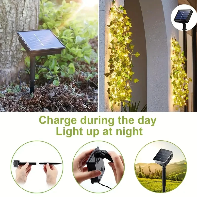 Светодиодная лампа в виде кленового листа 2/5/10 м