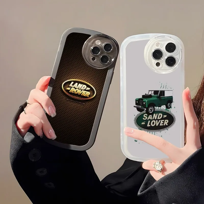 

Land Rover Car Phone Case Hot For IPhone 14 13 11 12 Pro Max Mini X XR XS 7 8 6 Plus Angel Eyes Big Pupil Lens Couple