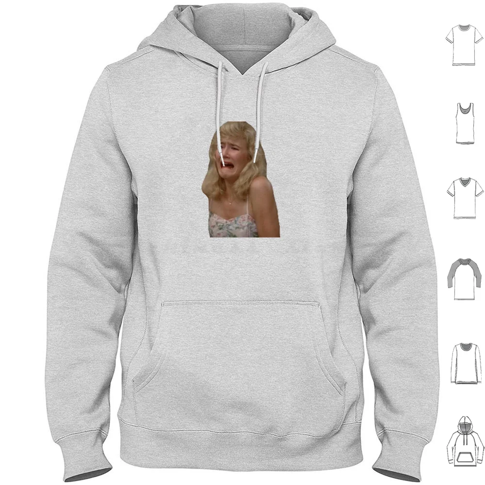 

Хлопковая толстовка с длинным рукавом Laura Dern, синяя, бархатная, с принтом Дэвида Линча