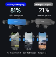 gravity car holder for phone air vent clip mount mobile cell stand smartphone gps support bracket for iphone 13 xiaomi samsung