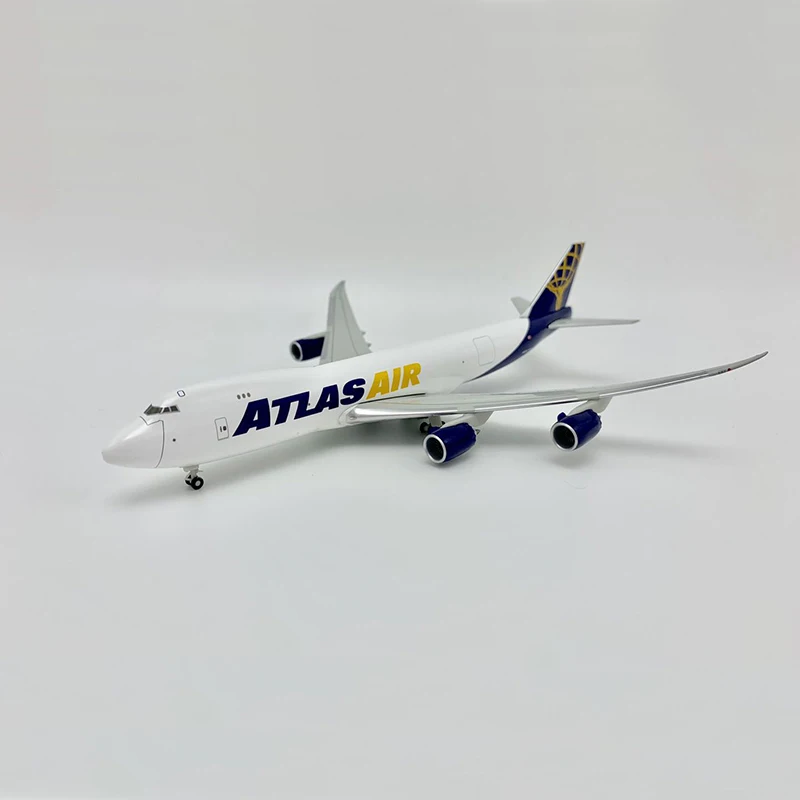 Литая под давлением модель самолета масштаб 1/400 B747-8F Atlas Air Aviation самолет из сплава