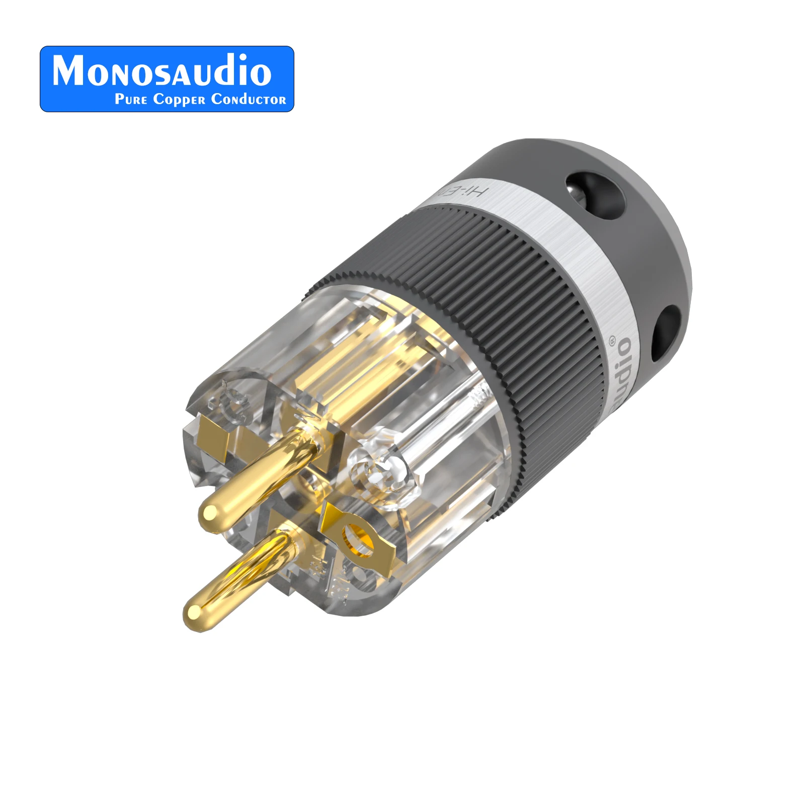 Monosaudio чистая медь вилка европейского стандарта E101F101 адаптер питания IEC320 C15 разъем для аудио DIY сетевой кабель питания (art.: 3920d2f4e5d12) - 3920d2f4e5d12