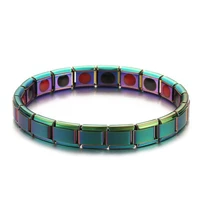 new arrival multicolor weight loss energy magnets jewelry slimming bangle bracelets magnetic therapy bracelet