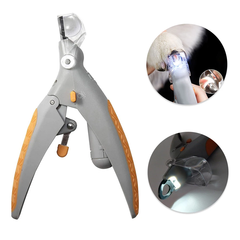 

Professional Pet Nail Clipper Scissors Dog Cat Nail Toe Claw Clipper Scissor LED Light Pet Nail Trimmer For Dog Cat Pet Supplies